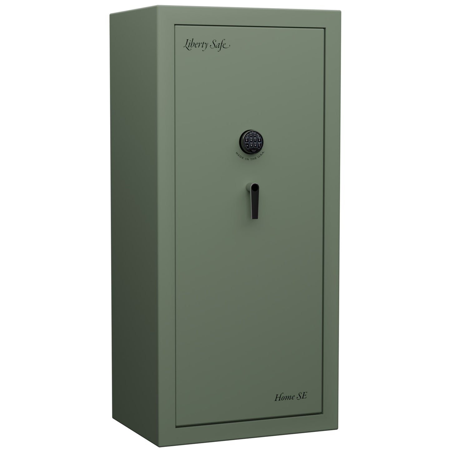 Liberty Safe Home SE in Textured Frontier Sage, exterior.