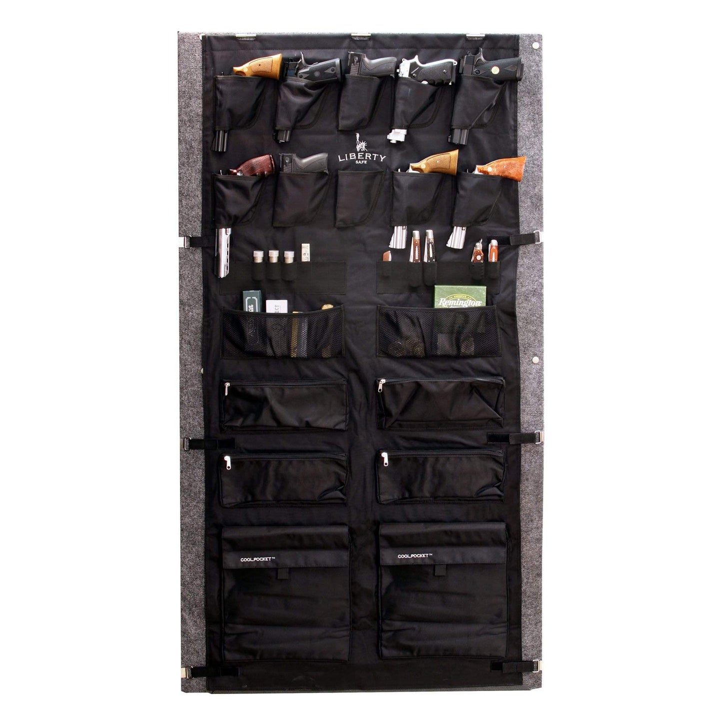 LIBERTY GUN SAFE DOOR PANEL ORGANIZER: 50 SIZE.