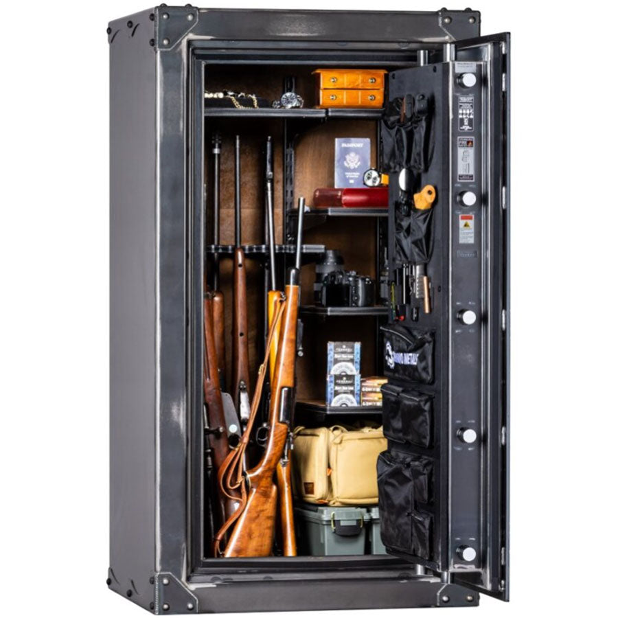 Ironworks Thunderbolt IWT6033 with Rhino Vector™ Interior with Door Half Open, 90 degrees.