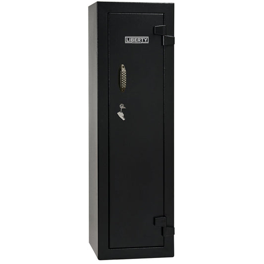 Liberty Gun Cabinet 14 in Textured Black, exterior.