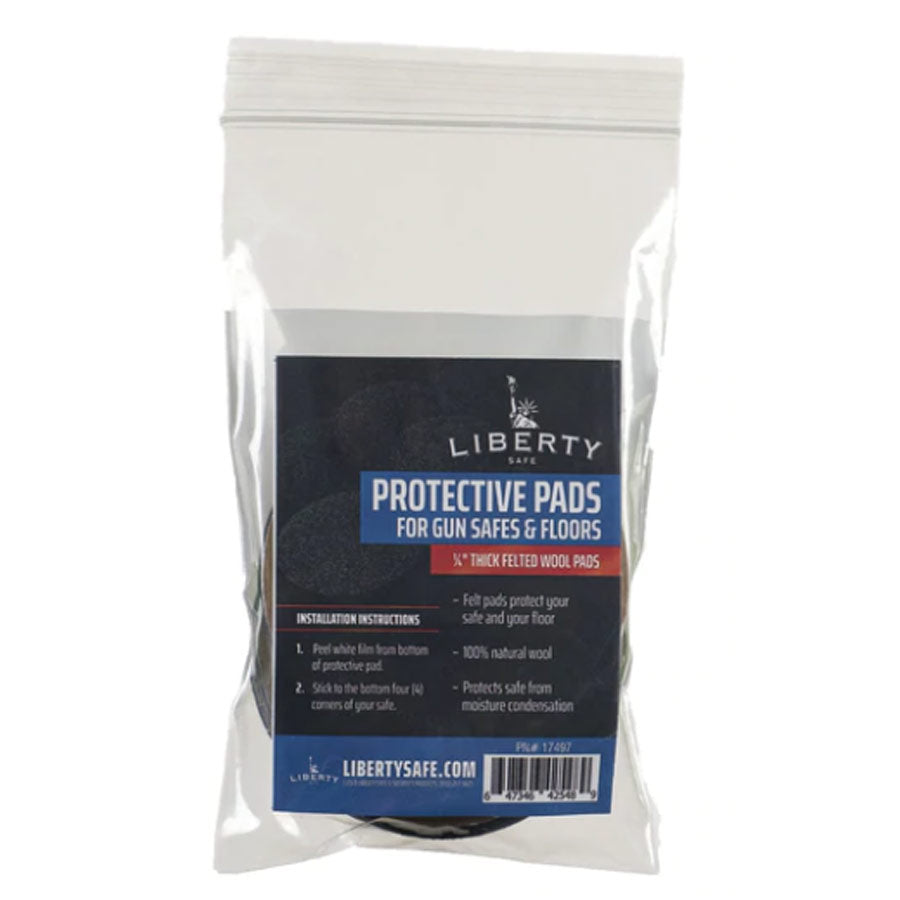 Protective pads for gun safes and floors.