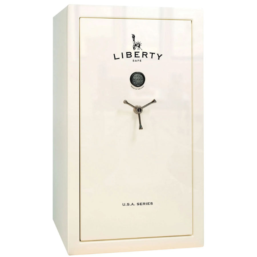 Liberty Safe USA 36 in White Gloss with Electronic Lock.
