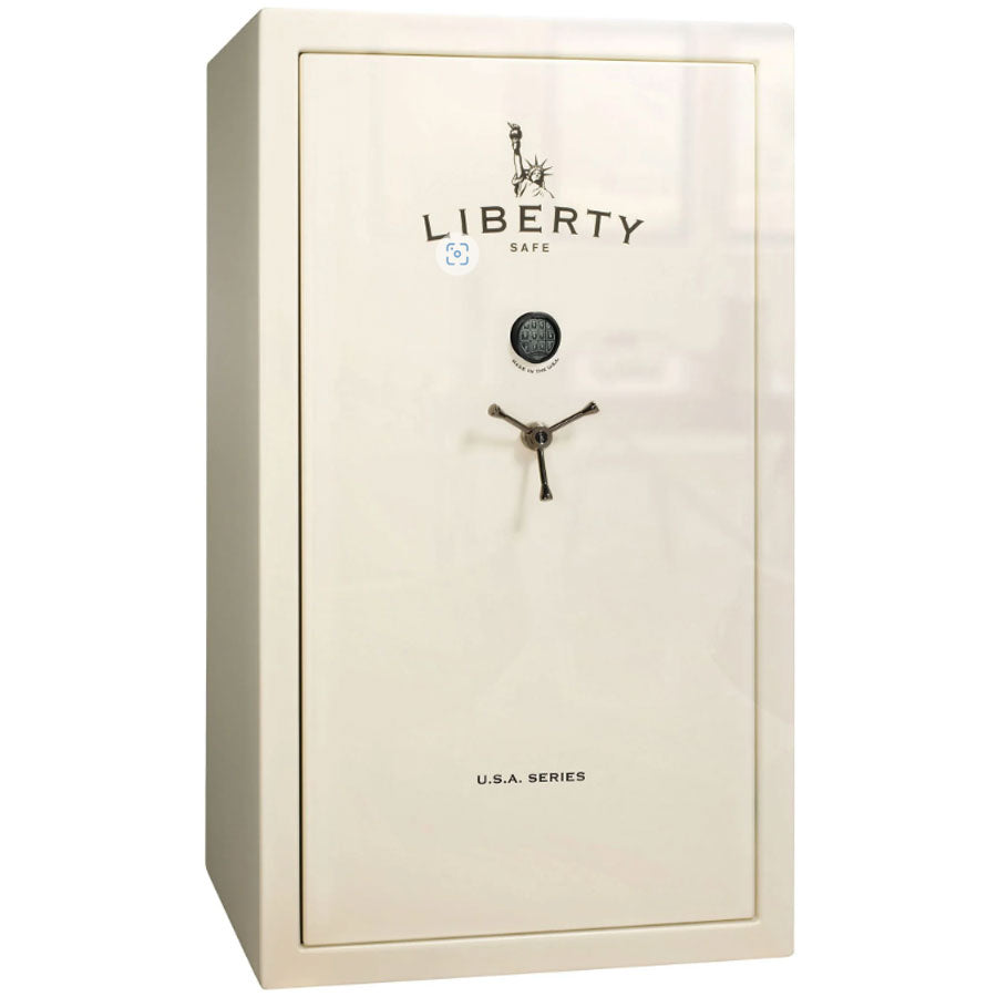 Liberty Safe USA 50 in White Gloss with Electronic Lock.
