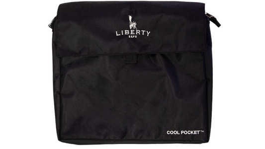 Liberty COOL POCKET fire-resistant document bag for protecting important documents inside a safe