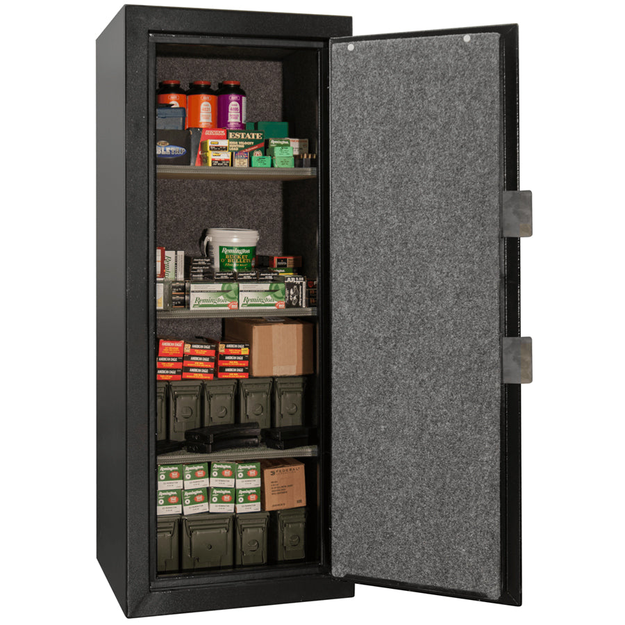 Liberty Safe Ammo Can in Textured Black, interior.