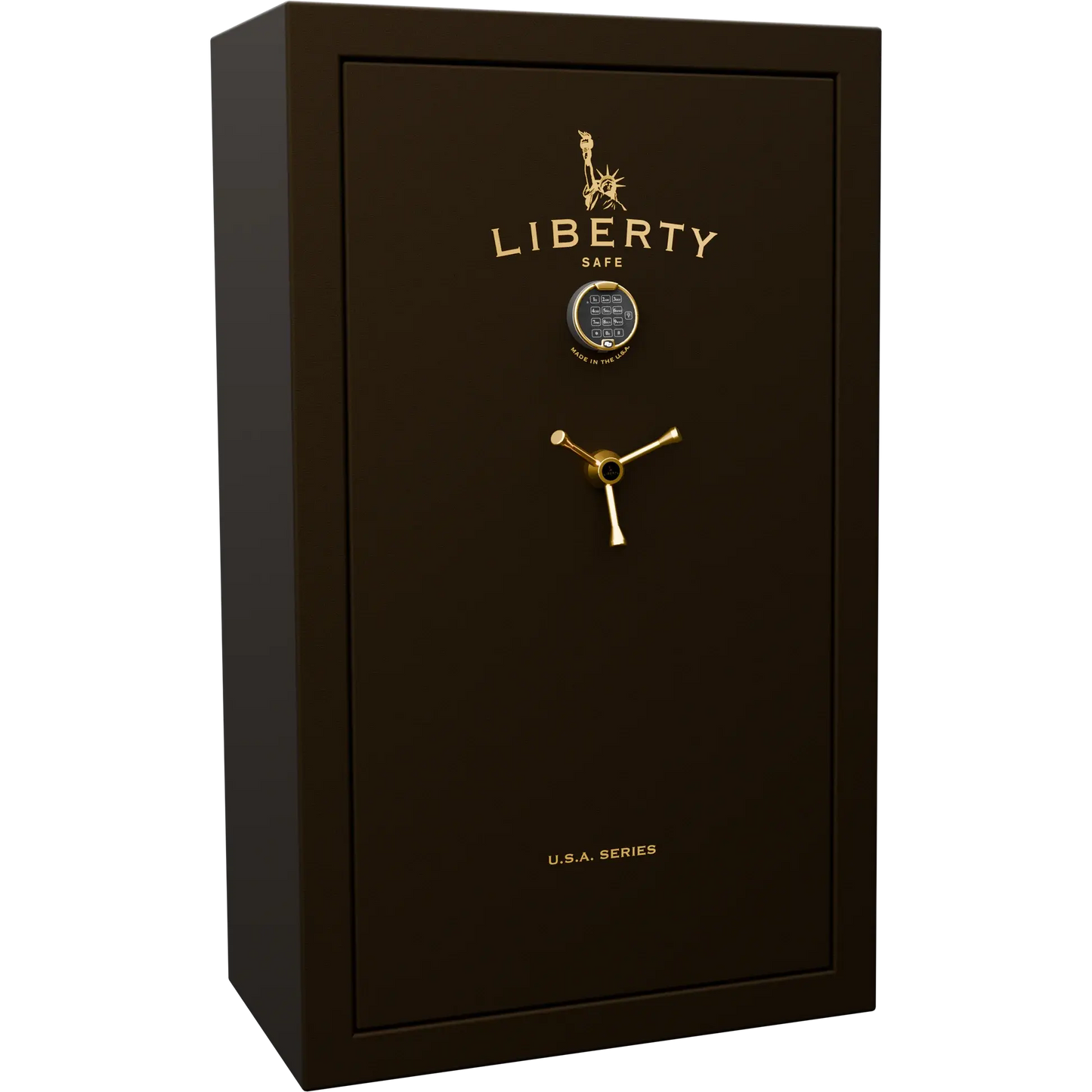 Liberty USA 50 in textured bronze with brass hardware
