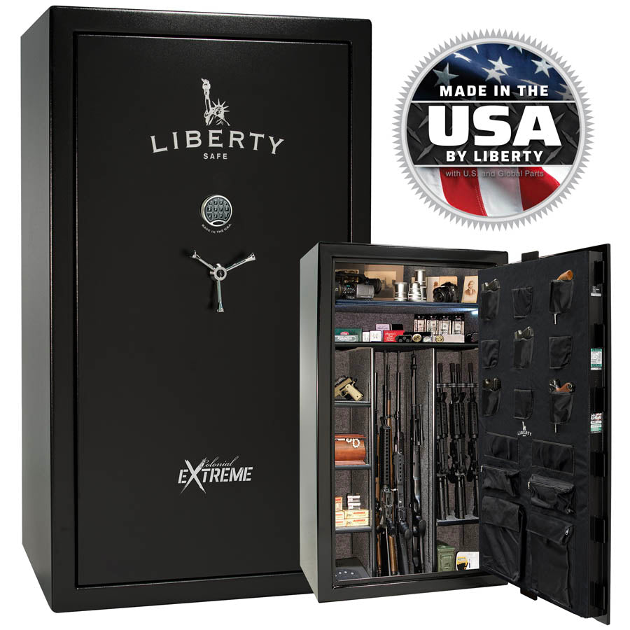 Liberty Colonial 50 Extreme Safe in Textured Black.