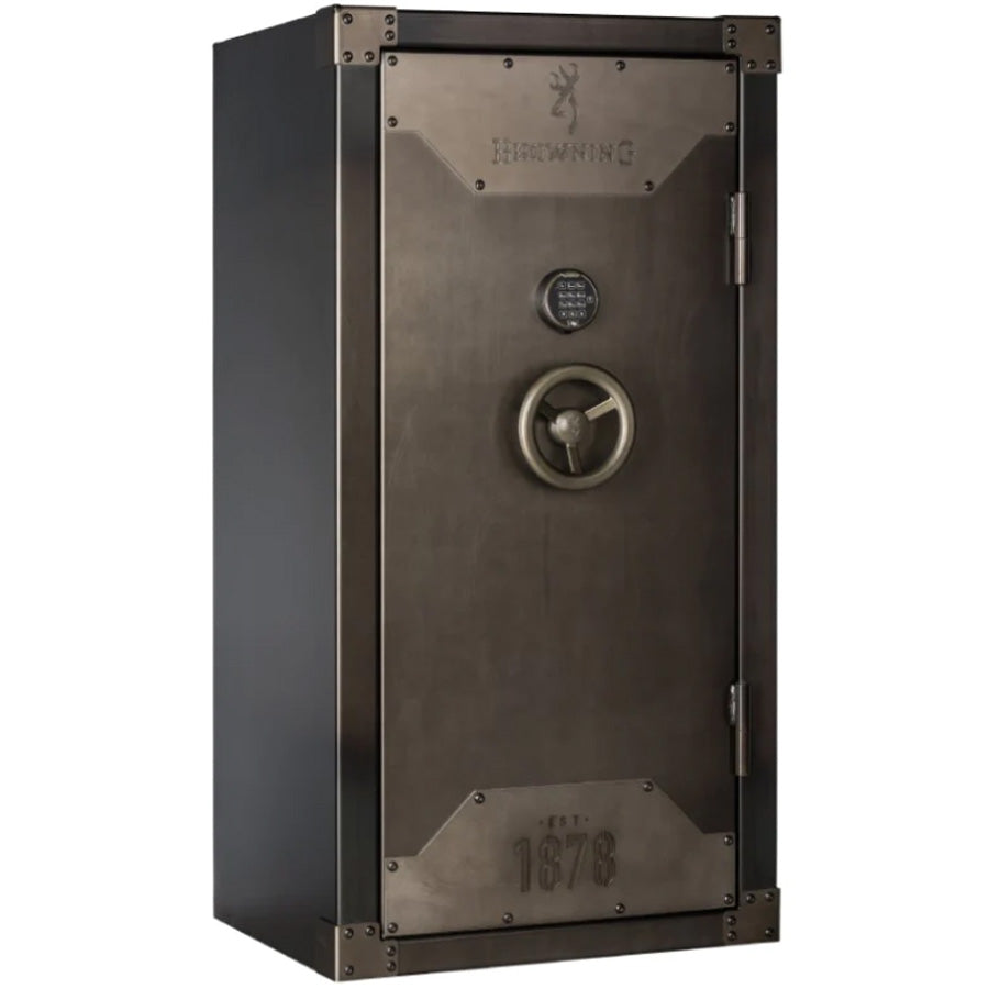 Browning 1878 Series-33 in weathered Metal Glaze finish, door closed.