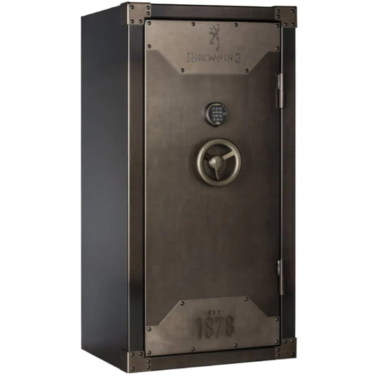 Browning 1878 Series-33 in weathered Metal Glaze finish, door closed.