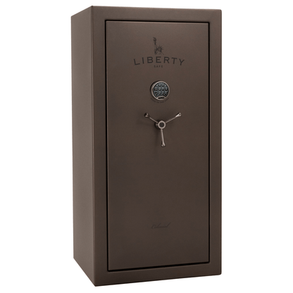 Liberty Colonial 23 Safe in Textured Bronze with Black Chrome Electronic Lock.