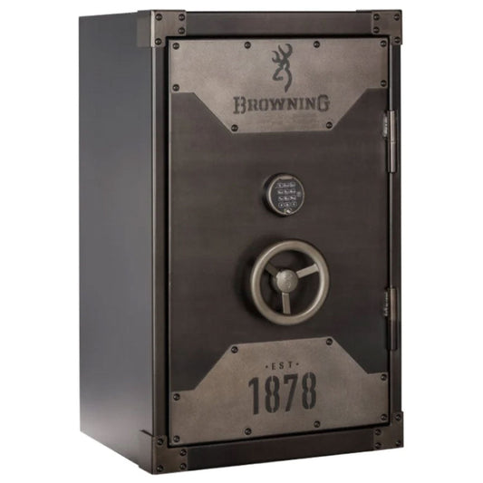Browning Safe 1878-13 in weathered Metal Glaze finish, exterior.