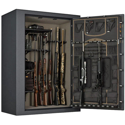 Browning Safe Hell's Canyon HC-49 in Textured Charcoal , door open.