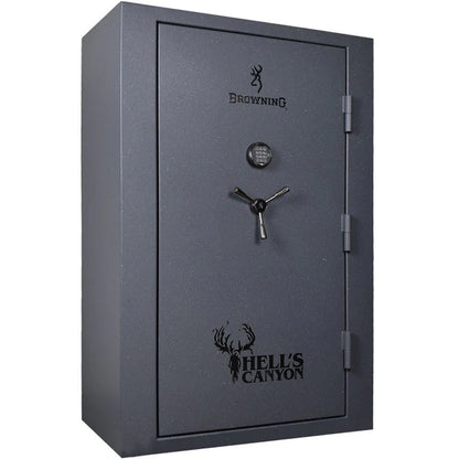 Browning Safe Hell's Canyon HC-49 PLUS in Textured Charcoal , door closed.