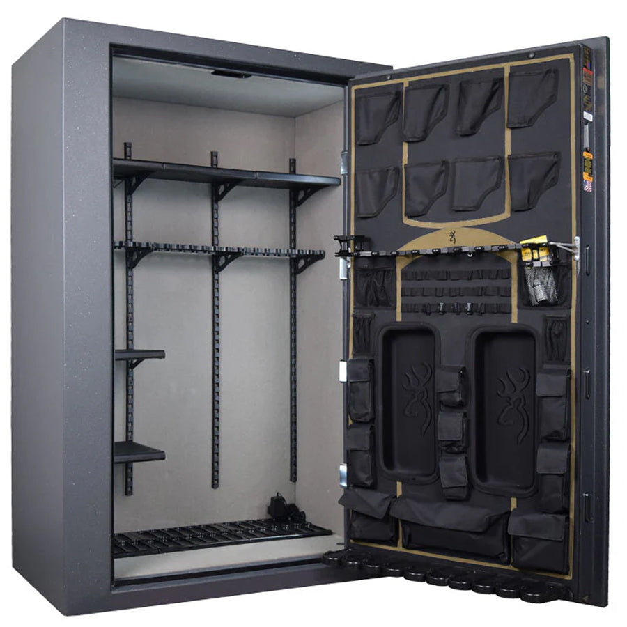Browning Safe Hell's Canyon HC-49 PLUS in Textured Charcoal , empty interior.