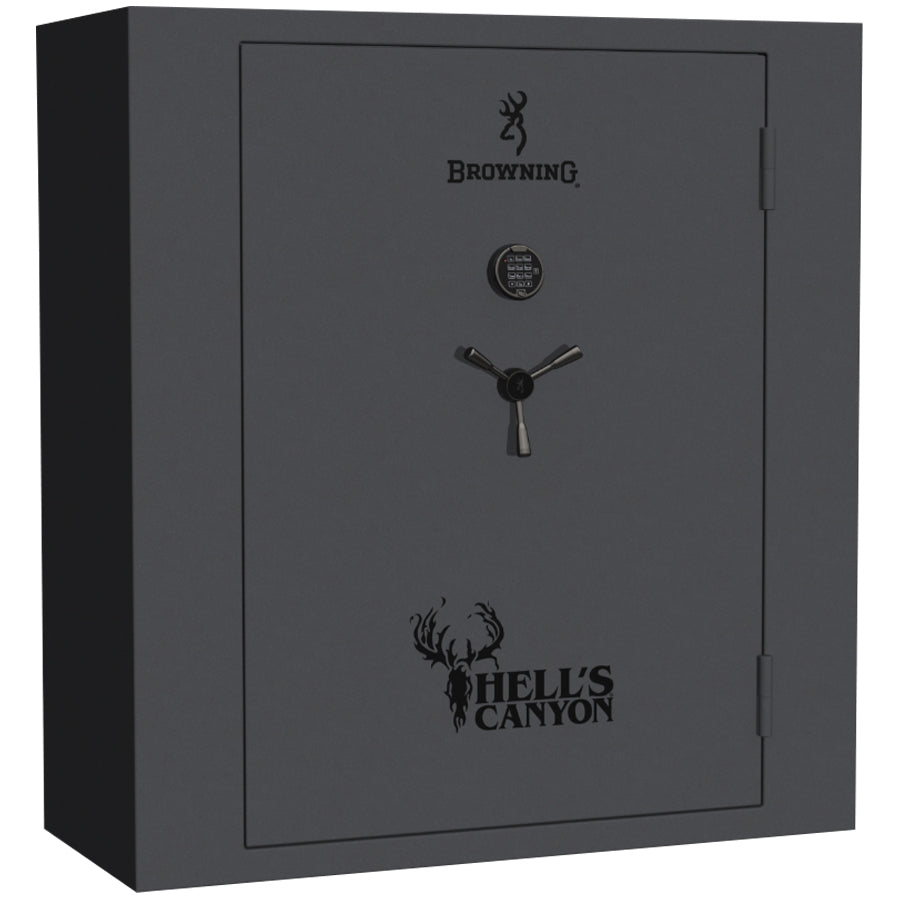 Browning Safe Hell's Canyon HC-65 in Textured Charcoal , door closed.