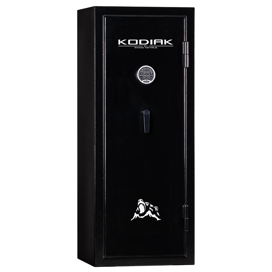 Kodiak KBX5522 exterior in textured black finish, door closed.