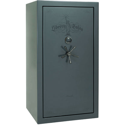 Liberty Lincoln 40 Safe in Forest Mist Gloss with Black Chrome Electronic Lock.