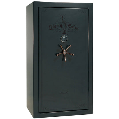 Liberty Lincoln 40 Safe in Green Gloss with Black Chrome Electronic Lock.