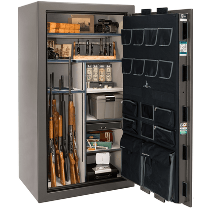 Liberty Lincoln 40 Safe in Gray Gloss, open.