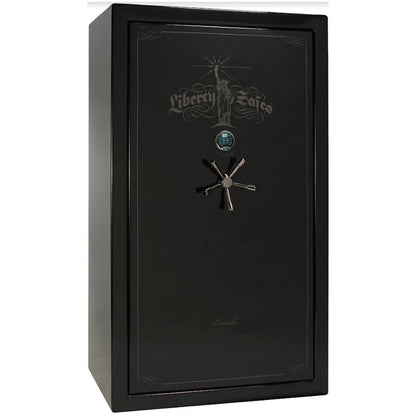 Liberty Lincoln 50 Safe in Black Gloss with Black Chrome Electronic Lock.