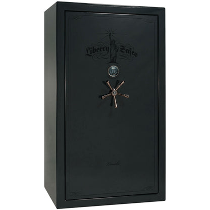 Liberty Lincoln 50 Safe in Green Gloss with Black Chrome Electronic Lock.