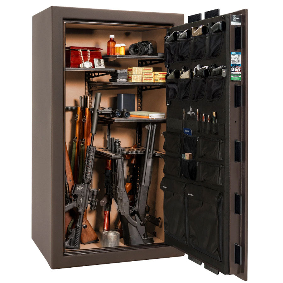 Liberty Safe Franklin 40 in Bronze Textured, Interior loaded.