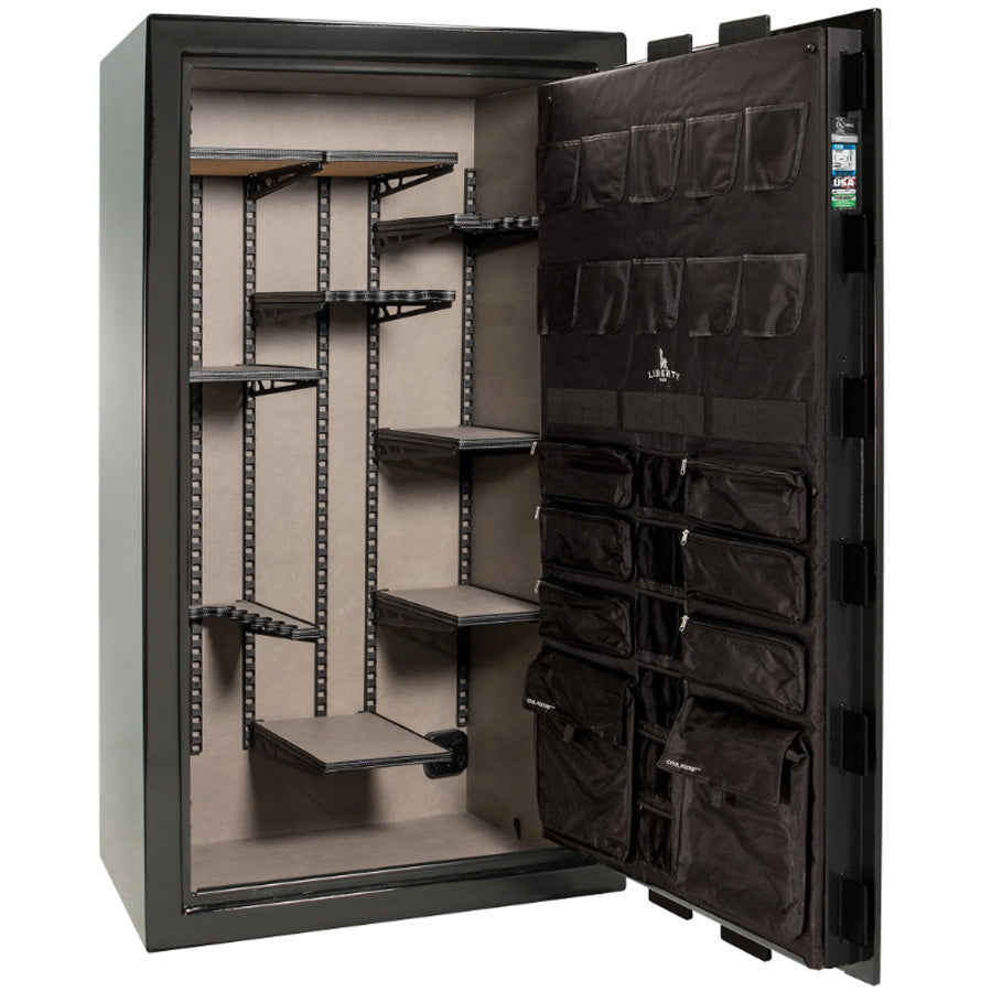 Liberty Safe Franklin 50 in Black Gloss, Interior.