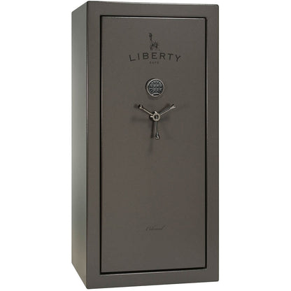 Liberty Colonial 23 Safe in Gray Marble with Black Chrome Electronic Lock.