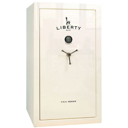 Liberty Safe USA 36 in White Gloss with Electronic Lock.