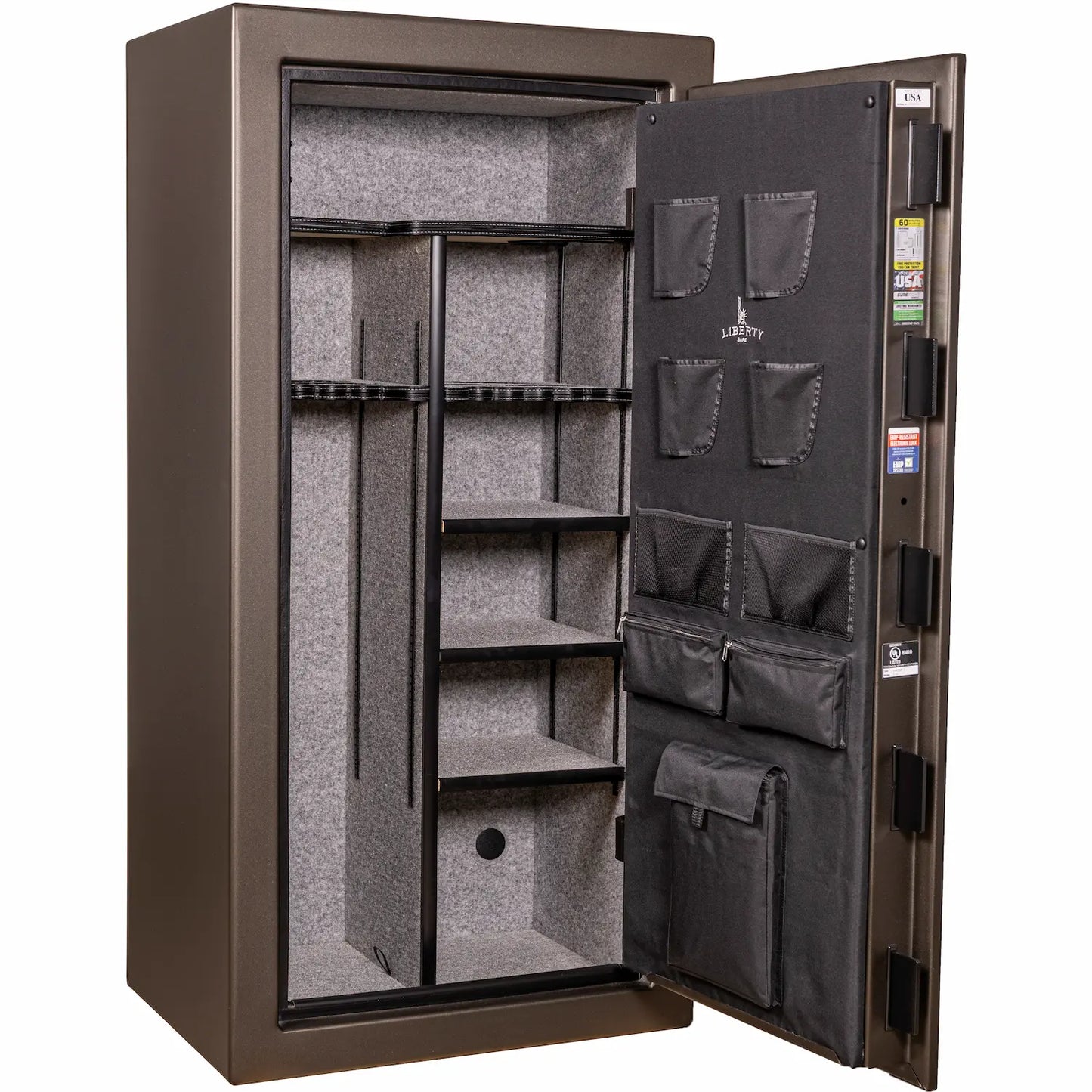 Liberty USA 30 safe in textured bronze interior