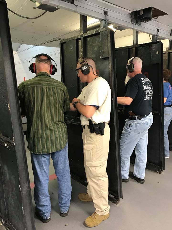 Instruction on the range.