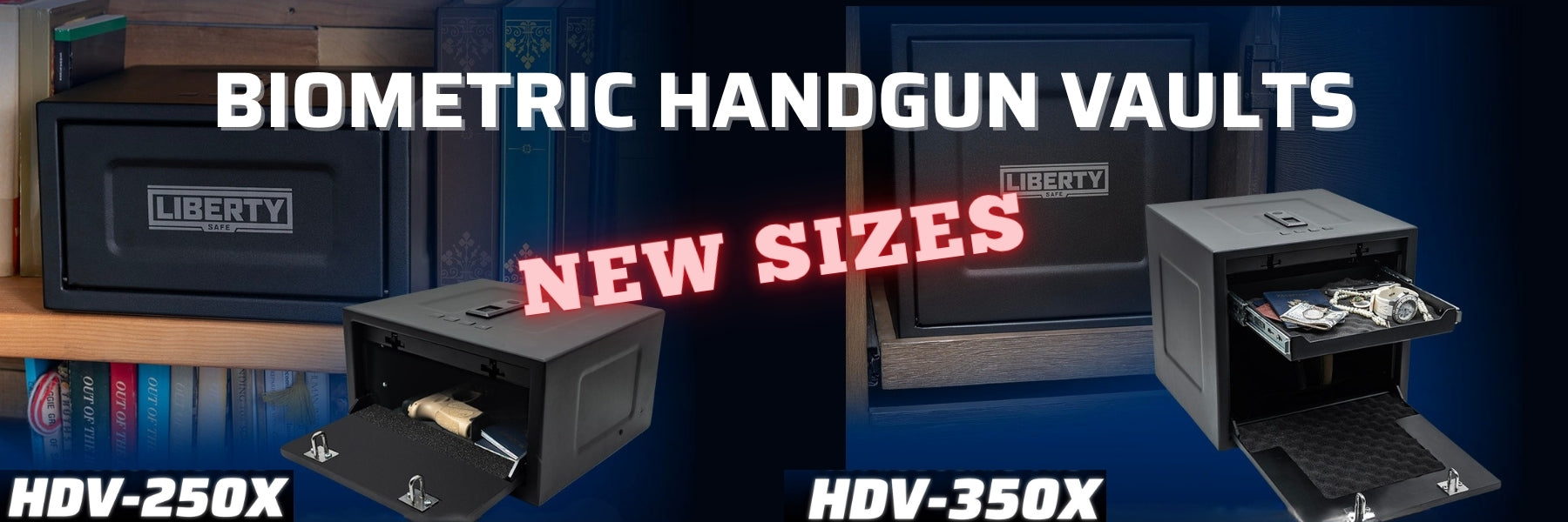CHECK OUT LIBERTY SAFE'S NEW BIOMETRIC HANDGUN VAULTS FOR SALE.