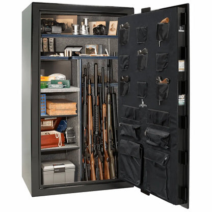 Open USA 50 safe in textured black loaded interior