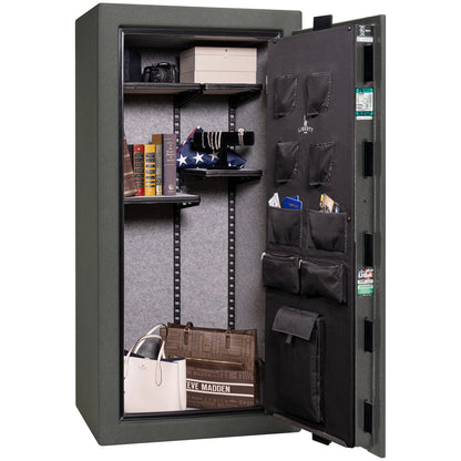 Liberty Colonial 23 gun safe in Textured Granite, Pro Flex interior - full no guns