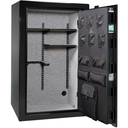 Liberty Colonial 30 gun safe in Black Gloss, Pro Flex interior - empty