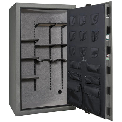 Liberty Colonial 50 gun safe in Textured Granite, Pro Flex interior - empty