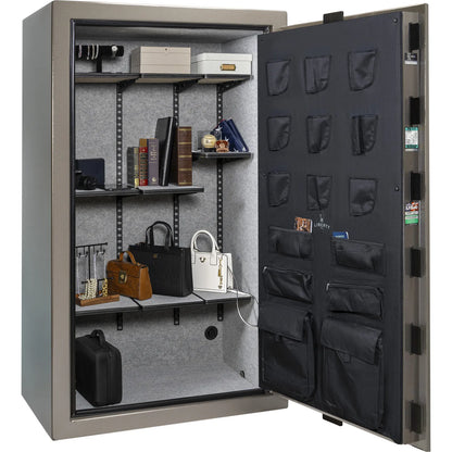 Liberty Colonial 50 gun safe in Gray Marble, Pro Flex interior - full no guns