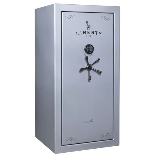 Liberty Franklin 29 gun safe glacial steel exterior