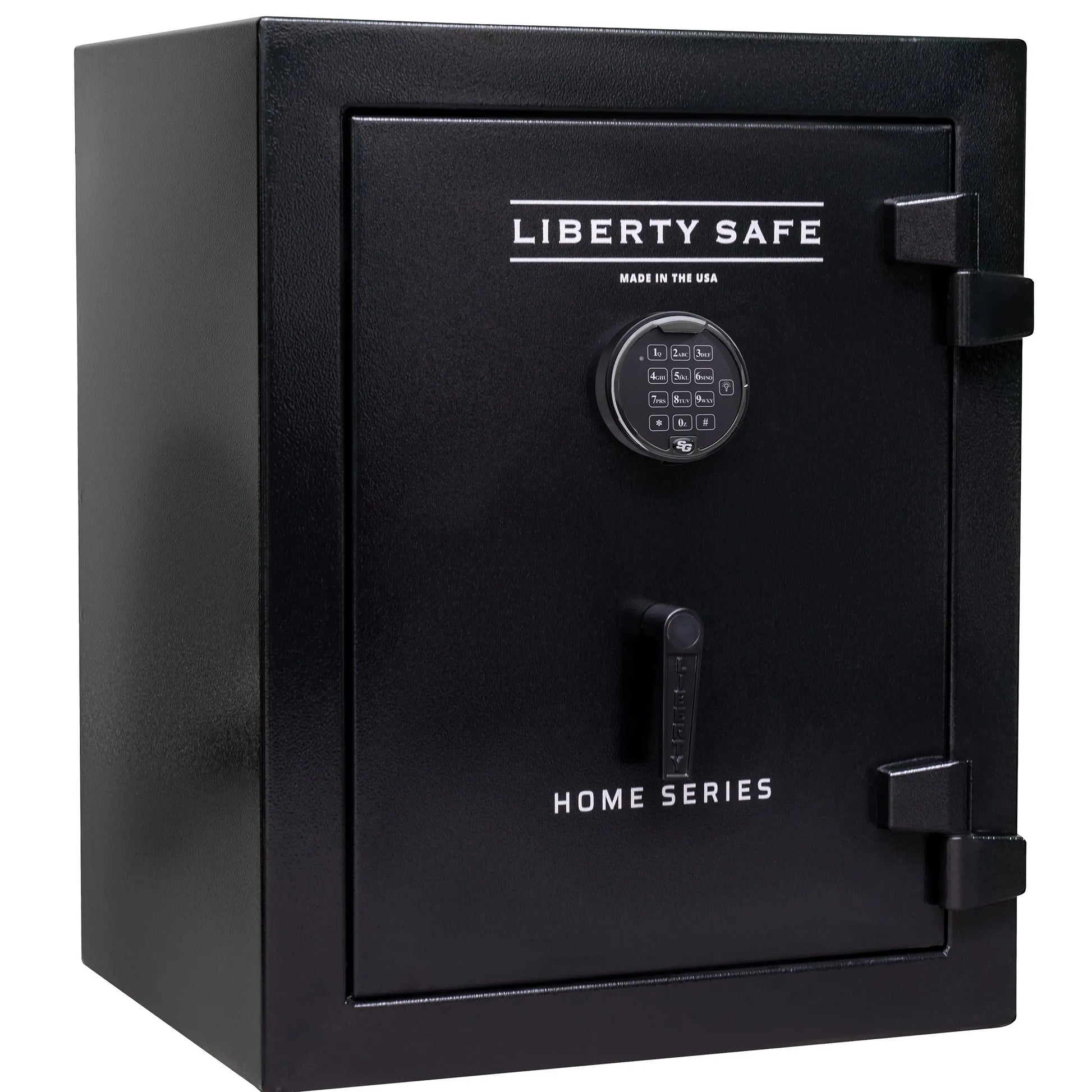 Liberty Home Series 8 in Textured Black with Black Chrome Hardware exterior