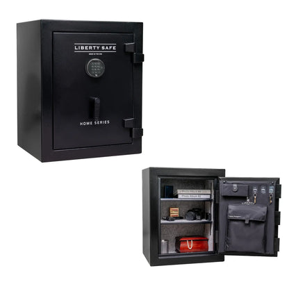 Liberty Home Series 8 in Textured Black with Black Chrome Hardware interior and exterior