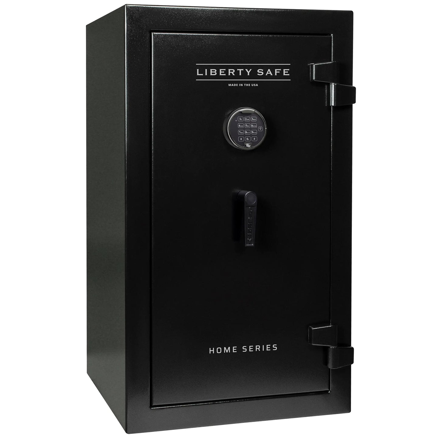Liberty Home Series 12 in Textured Black with Black Chrome Hardware exterior