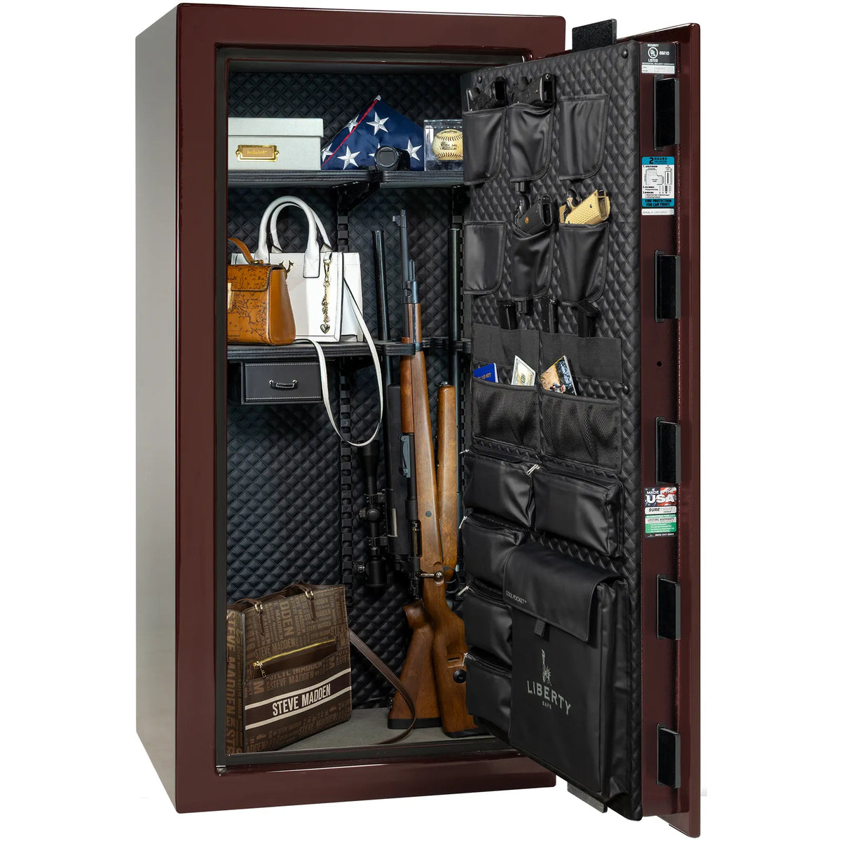Liberty Lincoln 25 Burgundy Gloss Signature interior – loaded configuration