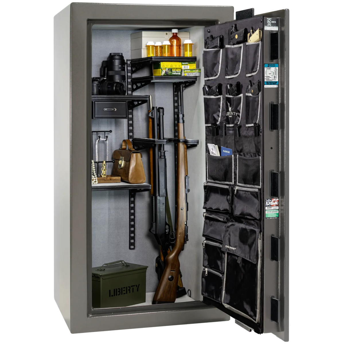 Liberty Lincoln 25 Gray Gloss Pro Flex interior – loaded configuration