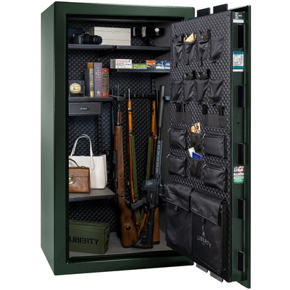 Liberty Lincoln 40 Green Marble Signature interior – loaded configuration