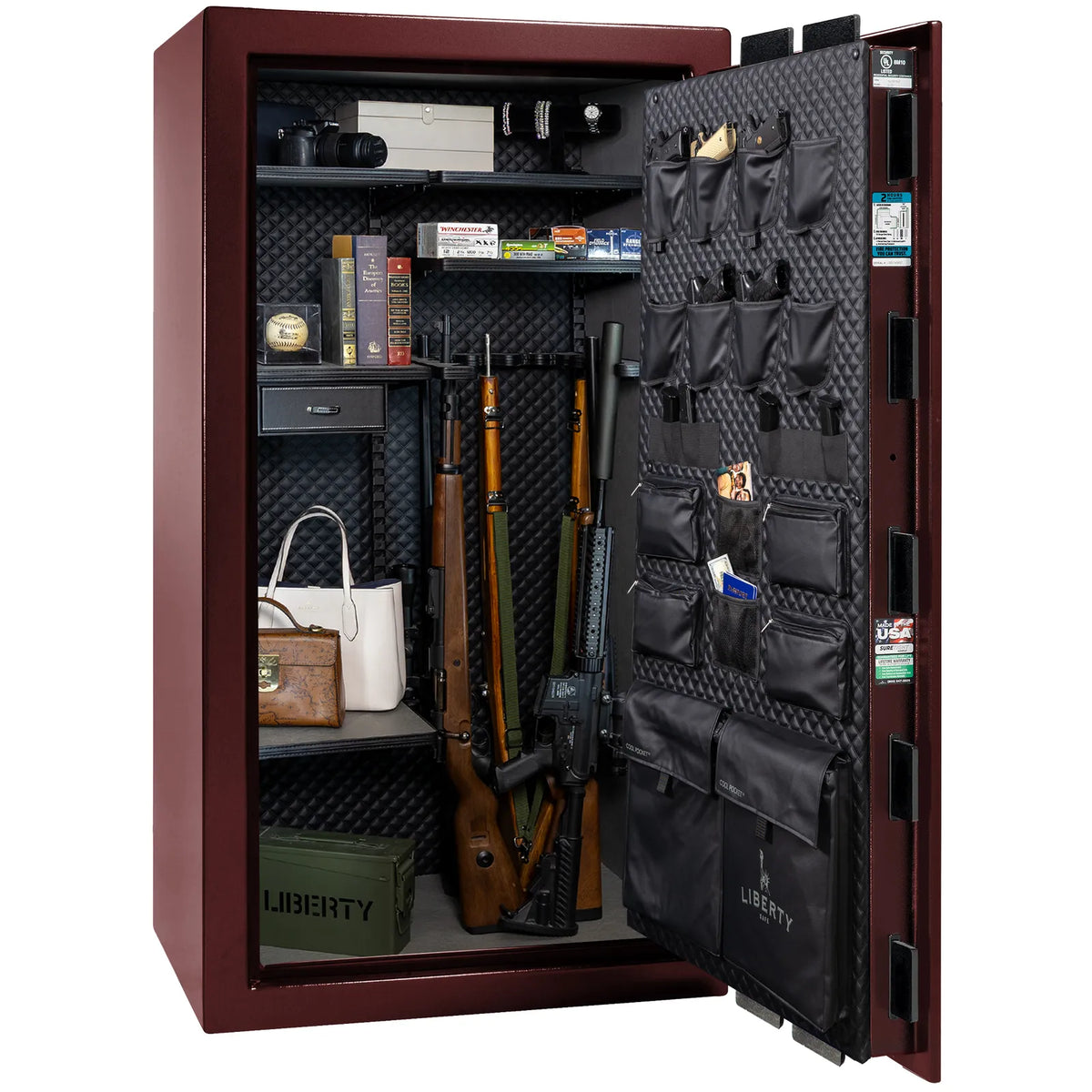 Liberty Lincoln 40 Burgundy Gloss Signature interior – loaded configuration