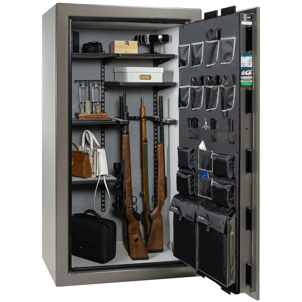 Liberty Lincoln 40 Gray Marble Pro Flex interior – loaded configuration