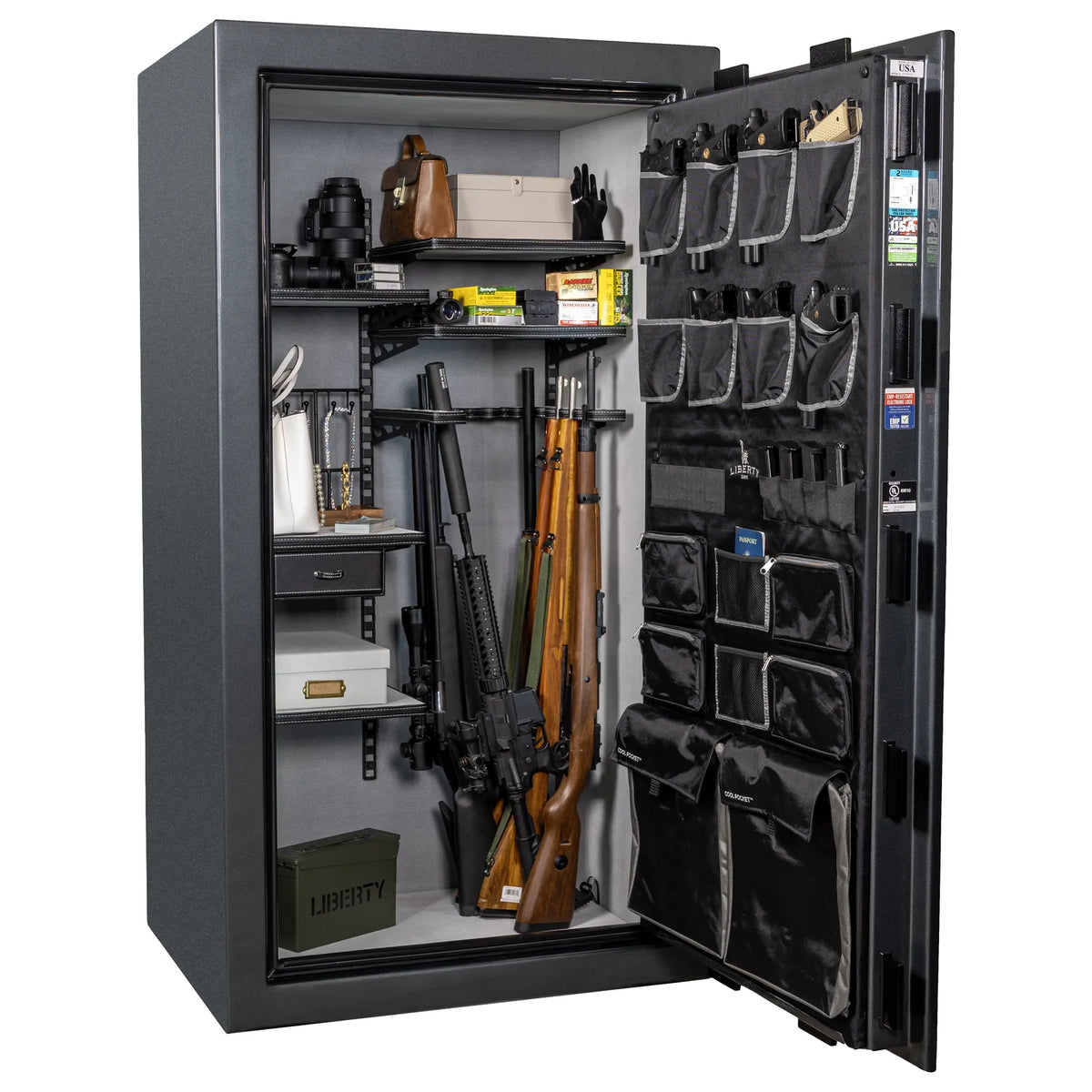 Liberty Lincoln 40 Forest Mist Gloss Pro Flex interior – loaded configuration