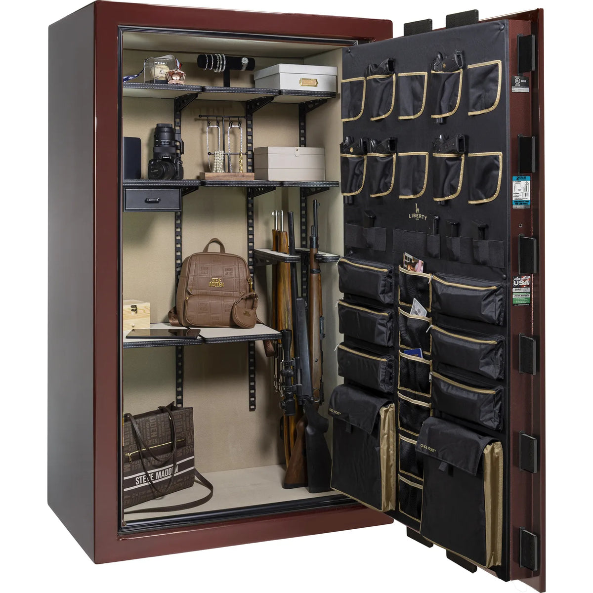 Liberty Lincoln 50 Burgundy Marble Pro Flex interior – loaded configuration