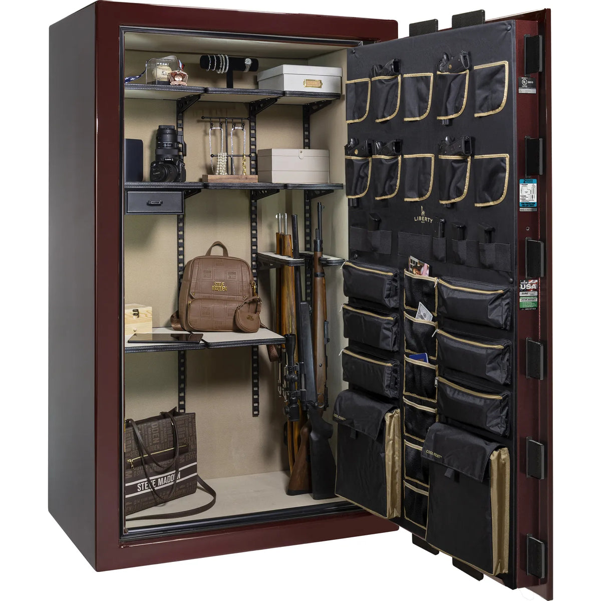 Liberty Lincoln 50 Burgundy Gloss Pro Flex interior – loaded configuration