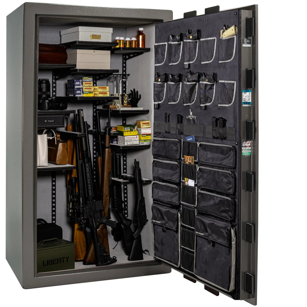 Liberty Lincoln 50 Gray Marble Pro Flex interior – loaded configuration